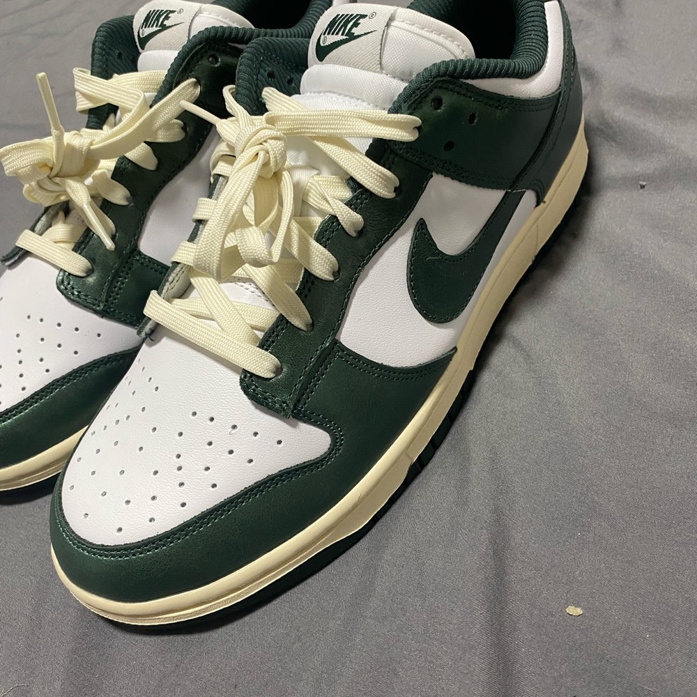 Nike Dunk Low Top Vintage Green & White